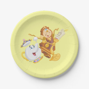 Mrs. Potts & Friends Paper Plate