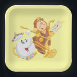 Mrs. Potts & Friends Paper Plate<br><div class="desc">Belle</div>