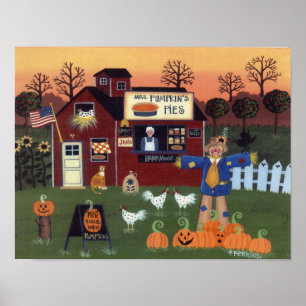 Mrs. Pumpkin's Pies Poster