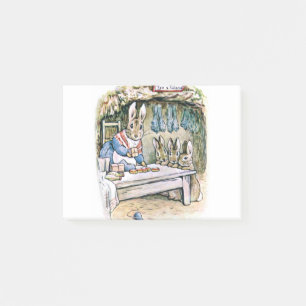 Mrs Rabbit, Flopsy Mopsy and Cottontail Post-it Notes