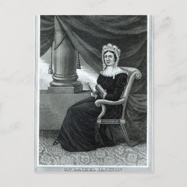 Mrs Rachel Jackson Postcard (Front)