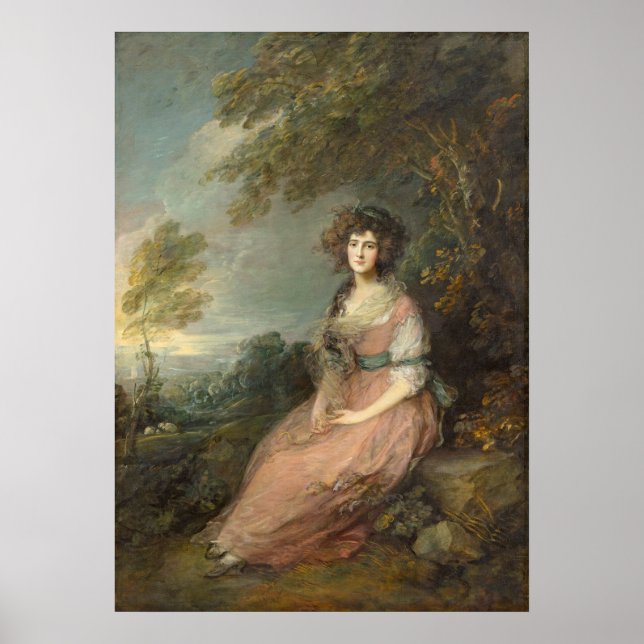 Mrs. Richard Brinsley Sheridan, 1785- 87 Poster (Front)