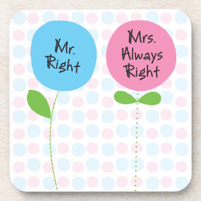 mrs. right coasters (Front)