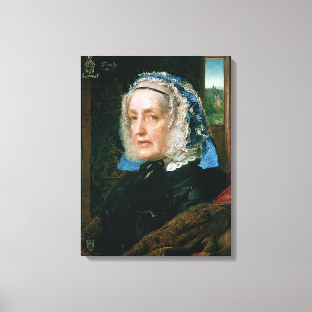 Mrs. Rose Canvas Print (Front)