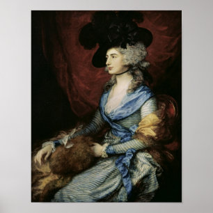 Mrs Sarah Siddons, the actress , 1785 Poster
