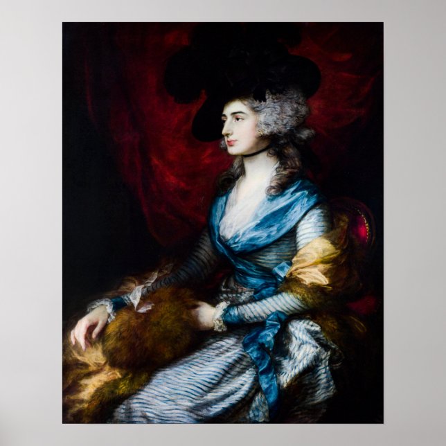 Mrs Siddons by Thomas Gainsborough Poster (Front)