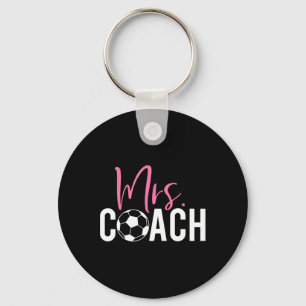 Mrs. Soccer Coach Shirt For Coaches' Wives Keychain