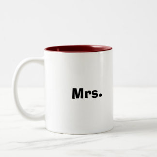 Mrs. Two-Tone Coffee Mug