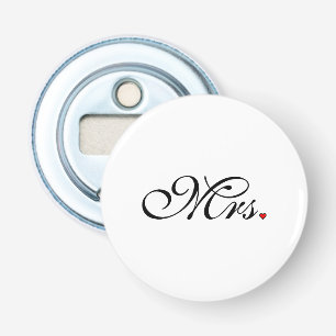 Mrs. Wife Bride His Her Newly Weds Bottle Opener