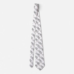 Mrs. Wife Bride His Her Newly Weds Tie