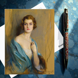 Mrs. William Burden,  Postcard