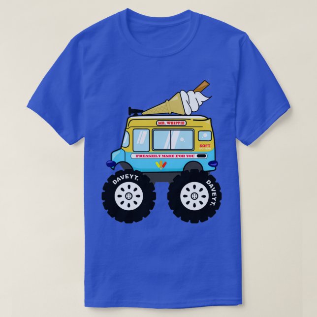 MrWhippe Monster Truck T-Shirt (Design Front)