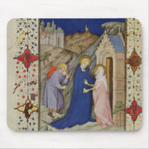MS 11060-11061 Hours of Notre Dame: Laudes, The Vi Mouse Pad