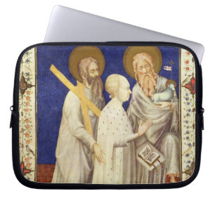 MS 11060-11061 John, Duc de Berry on his knees bet Laptop Sleeve
