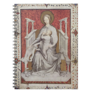 MS 11060-11061 The Virgin suckling the infant Jesu Notebook
