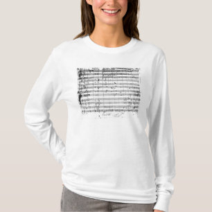Ms.1548  Ouverture of the opera 'Don Giovanni' T-Shirt