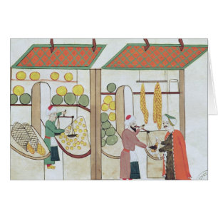 Ms.1671 Two Fruit Shops, c.1580