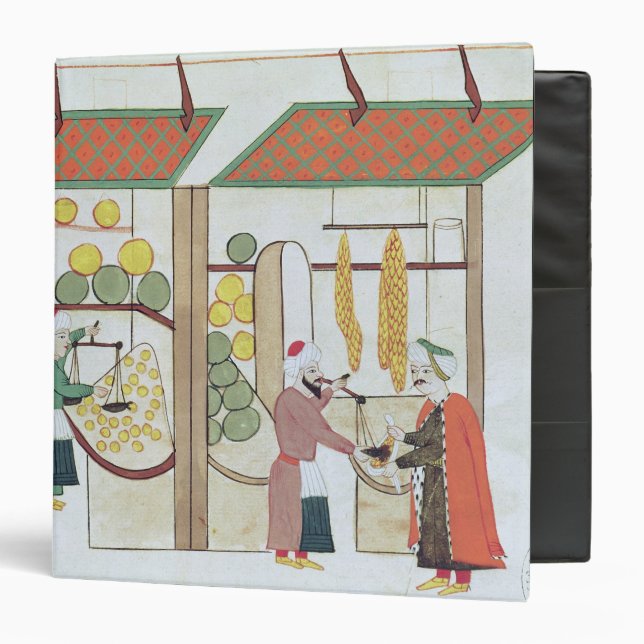 Ms.1671 Two Fruit Shops, c.1580 Binder (Front/Inside)