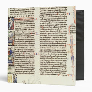 Ms 21 f.167v Construction of a Tower Binder