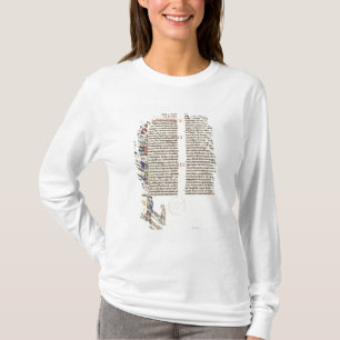 Ms 21 f.167v Construction of a Tower T-Shirt