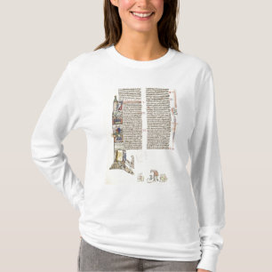 Ms 21 f.167v Construction of a Tower T-Shirt
