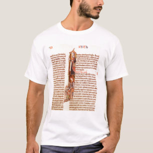 Ms 21 fol.97 Ruth and Boaz, from a Bible T-Shirt