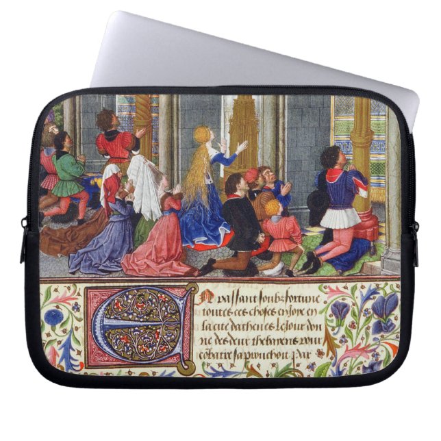 Ms 2617 Arcitas praying to Mars, Palemon praying t Laptop Sleeve (Front)