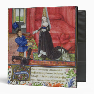 Ms 2617 The scribe dedicating La Teseida to an unk Binder