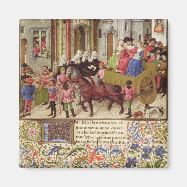 Ms 2617 Theseus makes a triumphal entry into Athen Magnet (Front)