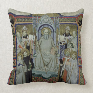 Ms 501 St. Benedict (vellum) Throw Pillow