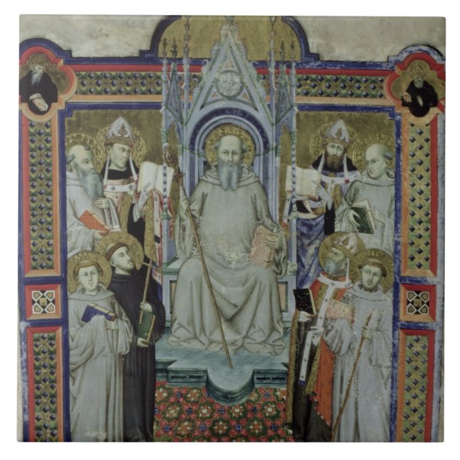 Ms 501 St. Benedict (vellum) Tile (Front)