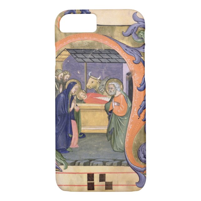 Ms 571 f.6r Historiated initial 'H' depicting the Case-Mate iPhone Case (Back)