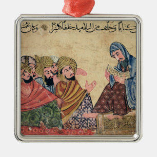 MS Ahmed III 3206 The Philosopher Metal Ornament