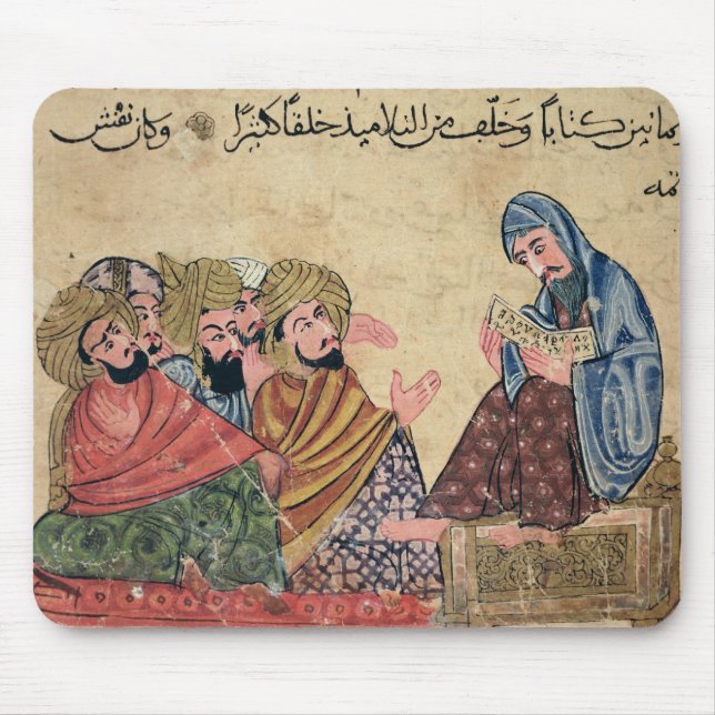 MS Ahmed III 3206 The Philosopher Mouse Pad (Front)