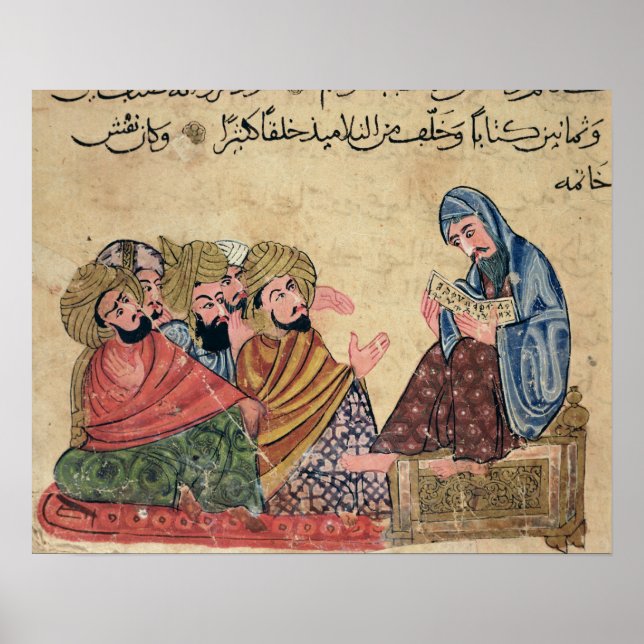 MS Ahmed III 3206 The Philosopher Poster (Front)