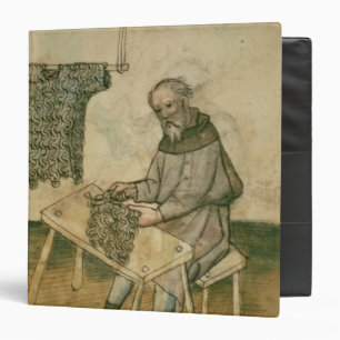 Ms Amb 3172 Armourer Making a Hauberk Binder