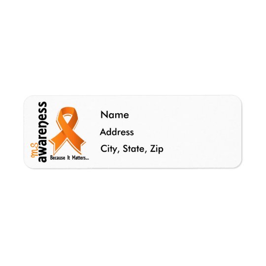 MS Awareness 5 Return Address Label