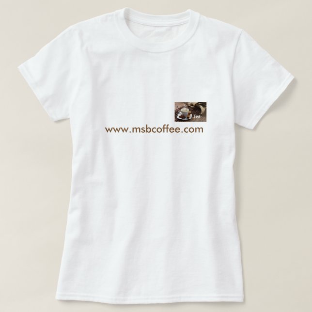 Ms B Coffee- Women's Basic T-Shirt (Design Front)