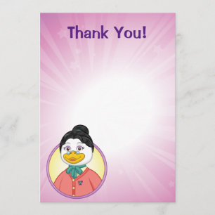 Ms. Birdy Thank You Card