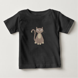 Ms Brown Cat Baby T-Shirt