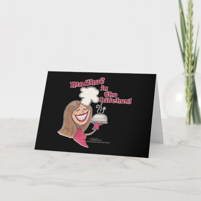 Ms.Chef in the kitchen Card (Front)