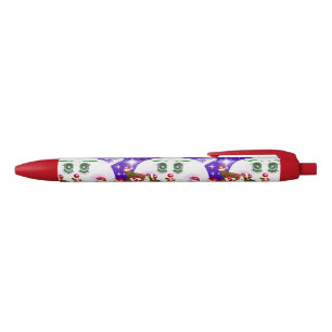 Ms. Christmas Moon Santa & Weenie Dogs Pen