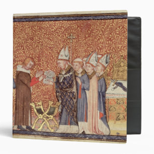 Ms Cotton Tib B VIII f.47 Coronation Scene Binder