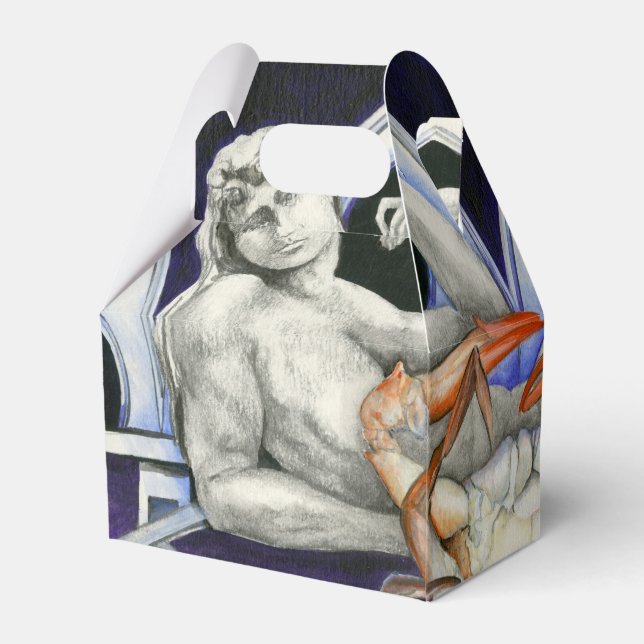 Ms. Crabtree, the New World Champion Favor Box (Back Side)