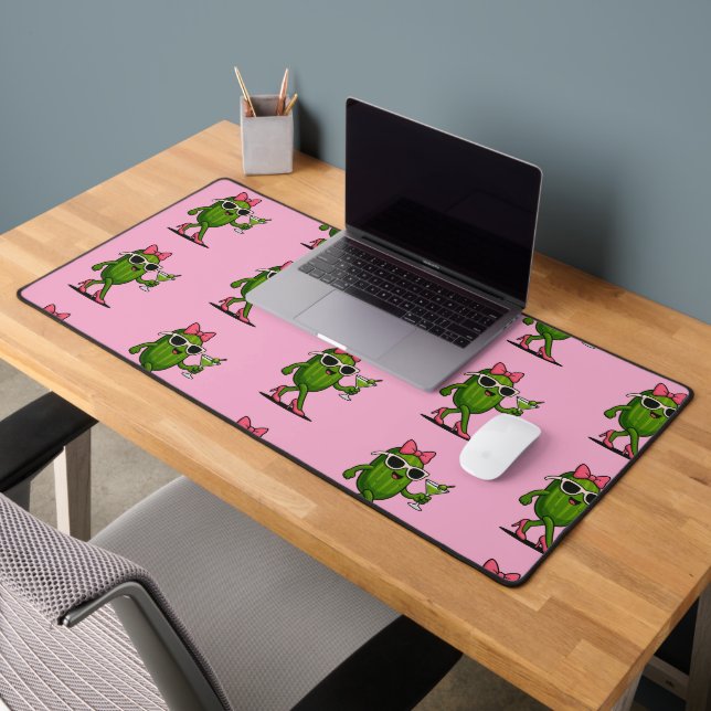 Ms. Cucumber Chic Desk Mat (Office 2)