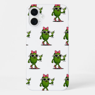 Ms. Cucumber Chic iPhone 16 Plus Case
