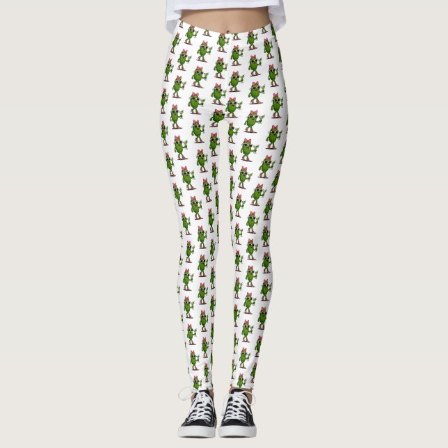 Ms. Cucumber Chic Leggings (Front)