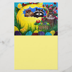 "Ms. Elizabeth's Easter World Stationery