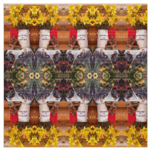 "Ms. Elizabeth's Flower Garden Fabric