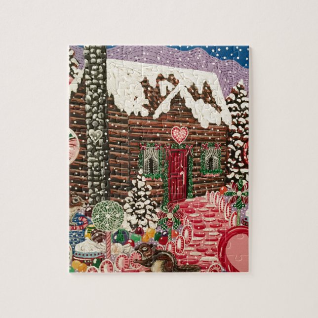 Ms. Elizabeth's Peppermint World Jigsaw Puzzle (Vertical)